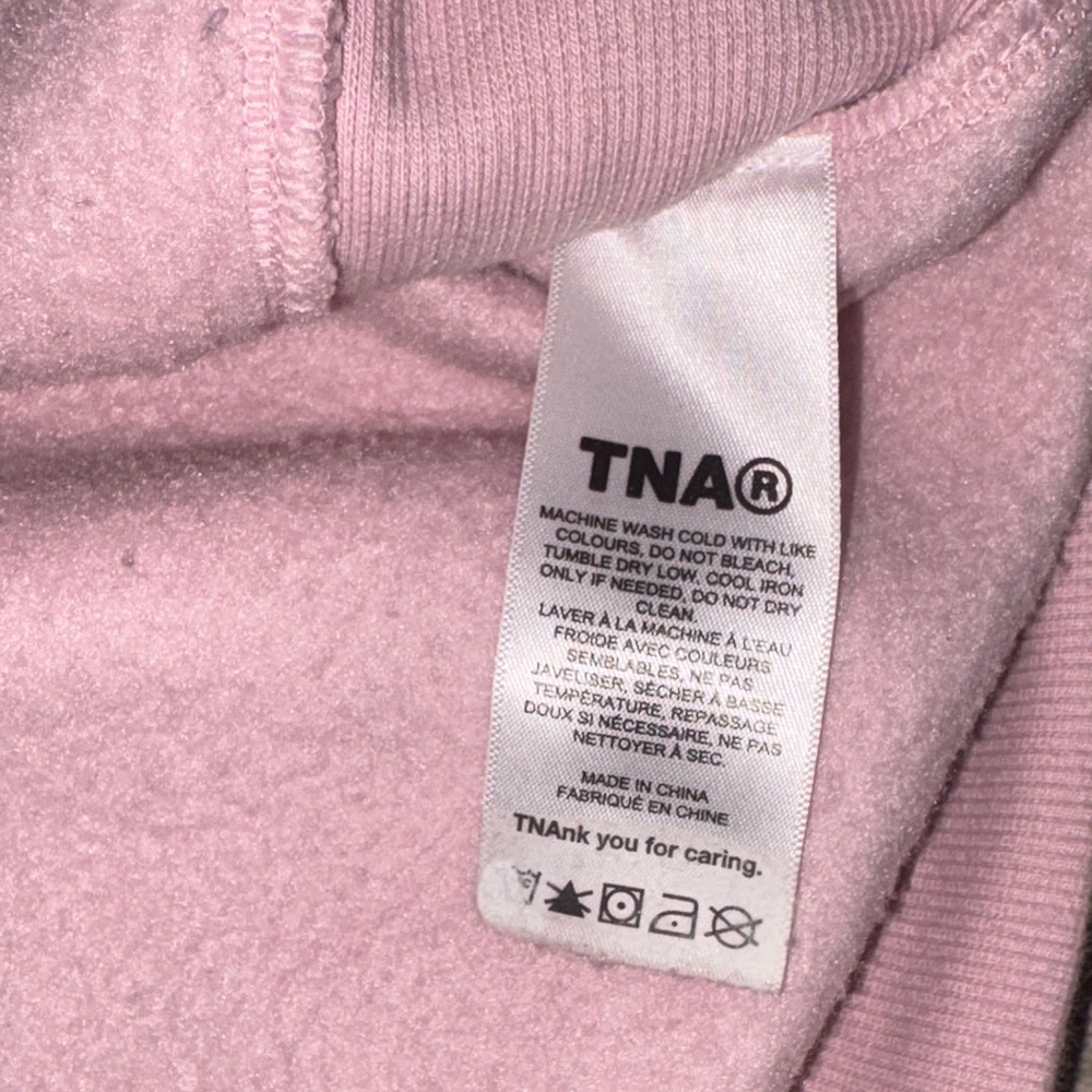 TNA SweatFleece, Cozy Fleece Boyfriend Fit Hoodie - Picture 4 of 5